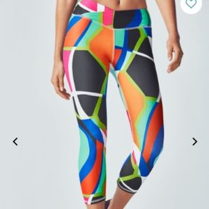 Fabletics Winn Printed Powerhold Capri